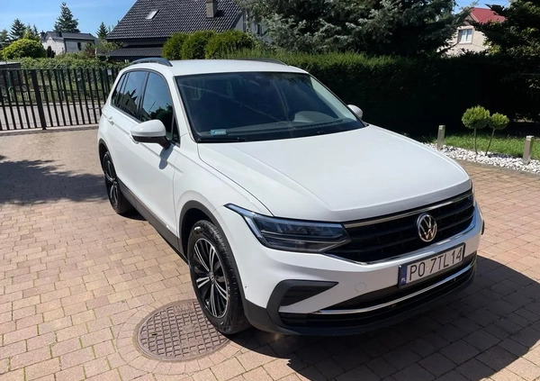 Volkswagen Tiguan cena 125999 przebieg: 19000, rok produkcji 2021 z Konin małe 137